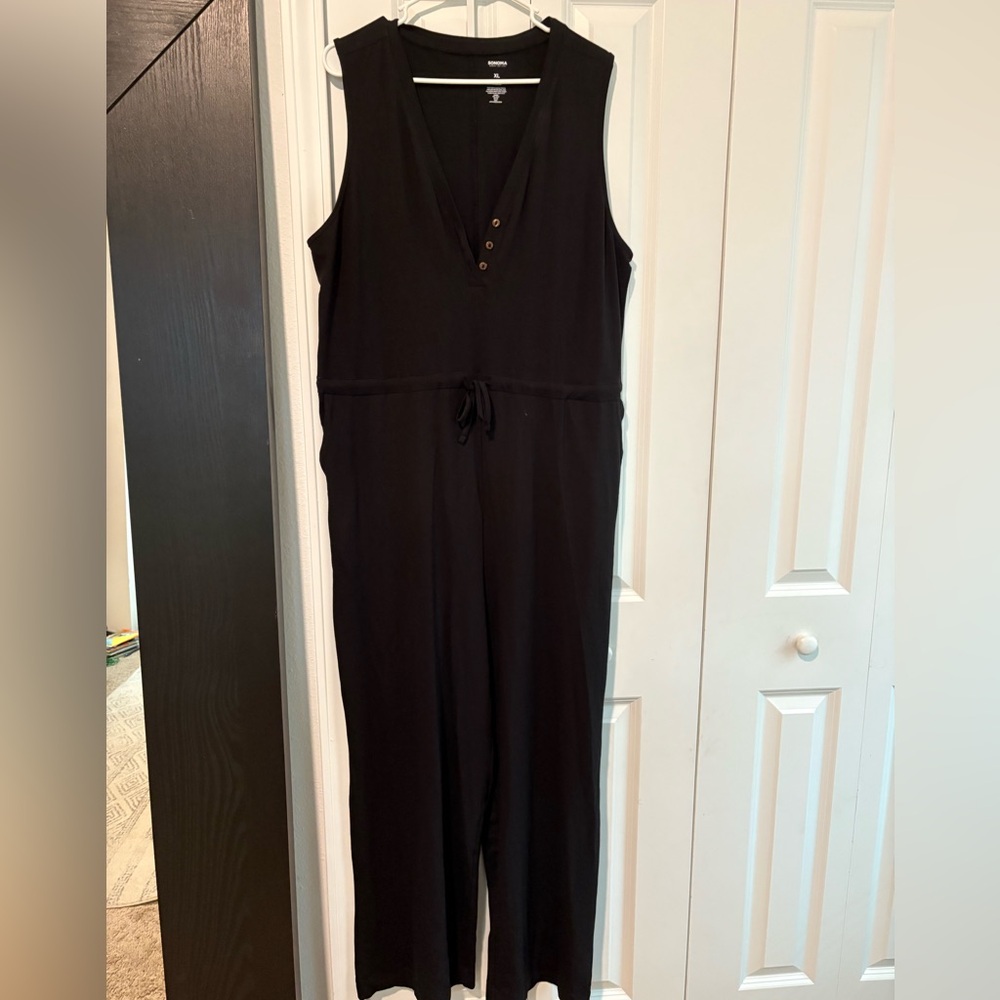Sonoma Black Jumpsuit Sleek Modern Design